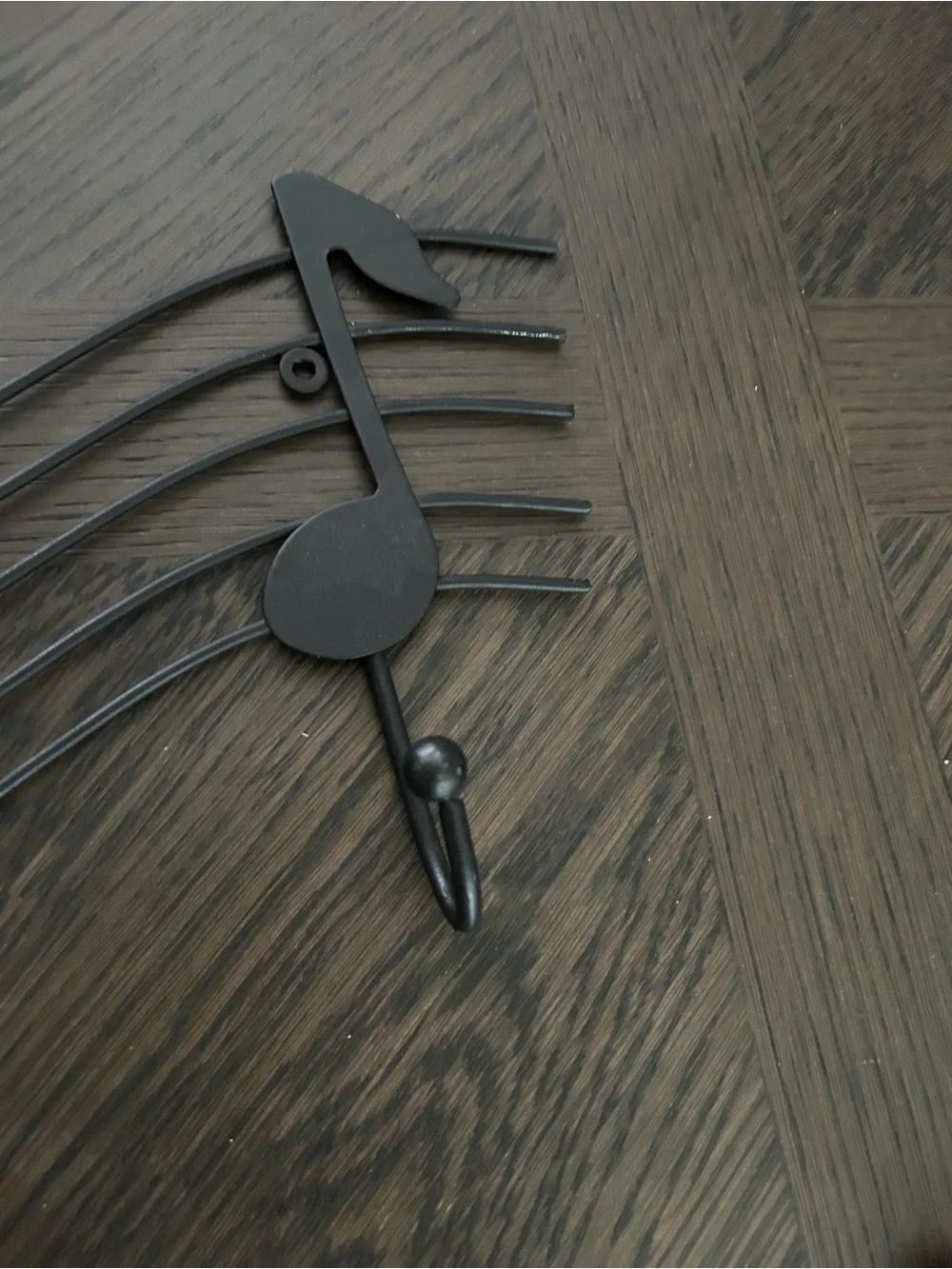 Metal Music Note Wall Hook